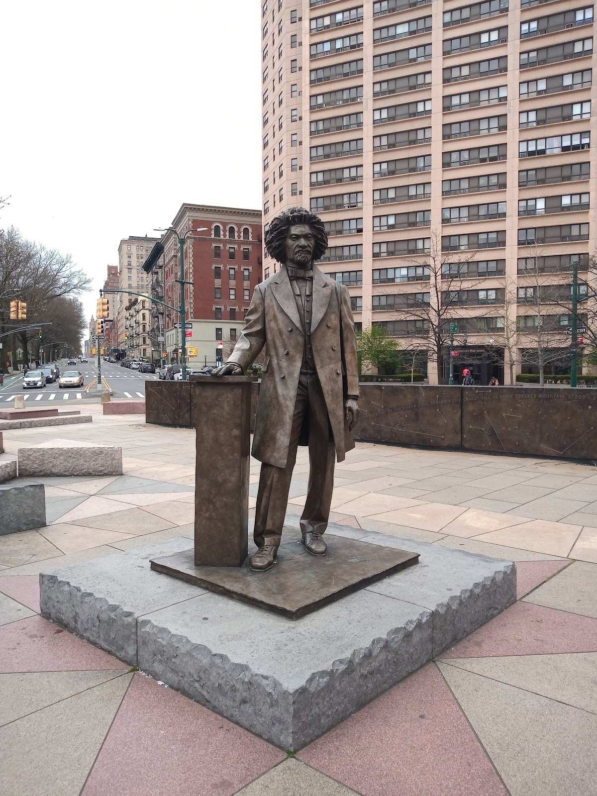 Frederick Douglass Sculpture and Water Wall